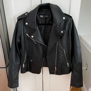 Zara Faux Leather Jacket